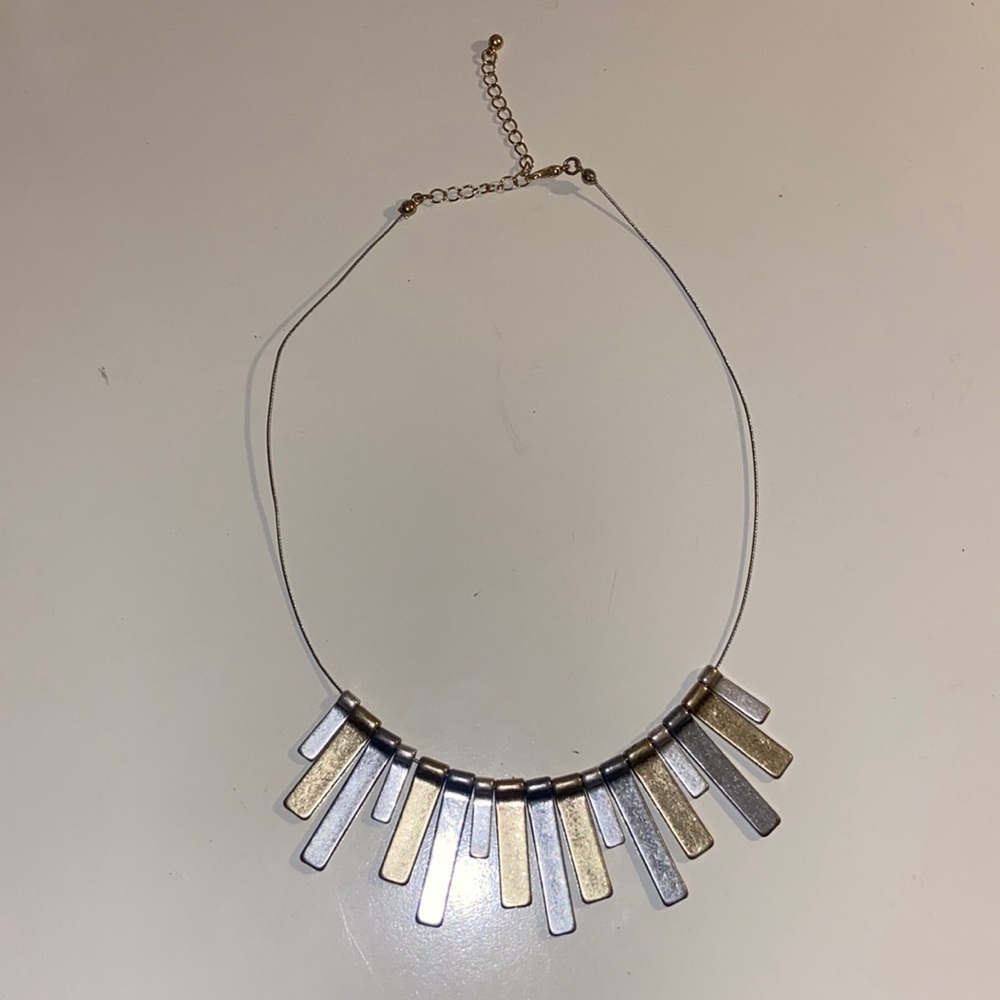 Adjustable two tone Necklace